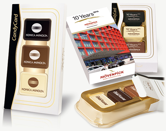 6 gepersonaliseerde chocolade tabletjes in een geschenkdoos_candyminicard per 6_candycard